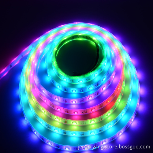 The SK6812 built-in IC 5050RGB phantom lamp bar 30l-30led is adjustable